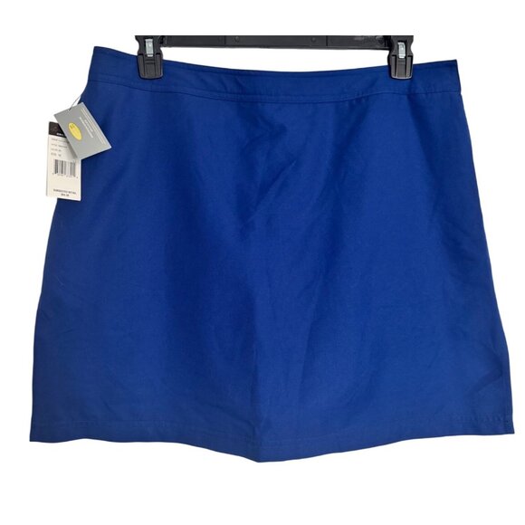 Greg Norman Golf Size 16 Play Dry Collection Royal Blue Skort Pockets NWT - Picture 10 of 10
